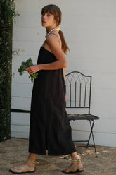 The Linen Spaghetti Dress