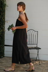 The Linen Spaghetti Dress