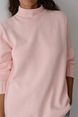 The Cotton Cashmere Roll Neck Sweater
