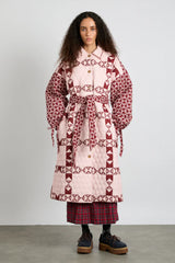 dahlia quilted coat - patchwork