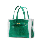 Grocery Bags Creative Parody Platinum Bag Print Woven Bag Full Take Down Birkin Fitness Casual Bag