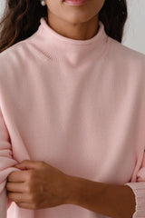 The Cotton Cashmere Roll Neck Sweater