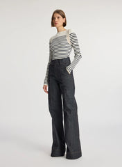 Isa Crochet Trim Top