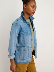 Britt Work Jacket in Denim