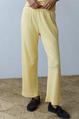 The Pointelle Simple Crop Pant