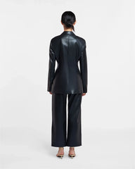 Hathi - Okobor™ Alt-Leather Blazer - Black