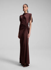 Nadia Satin Gown