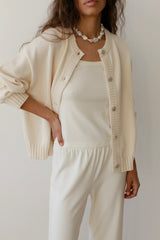 The Cotton Knit Cardigan