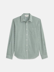 Mill Shirt In Striped Cotton Poplin