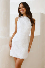 Chic Energy Mini Dress White