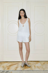 U Shape Cotton Set - White