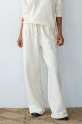 The Eco-Fleece Wide Leg Sweatpants
