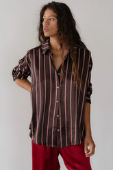 The Silk Pinstripe Shirt