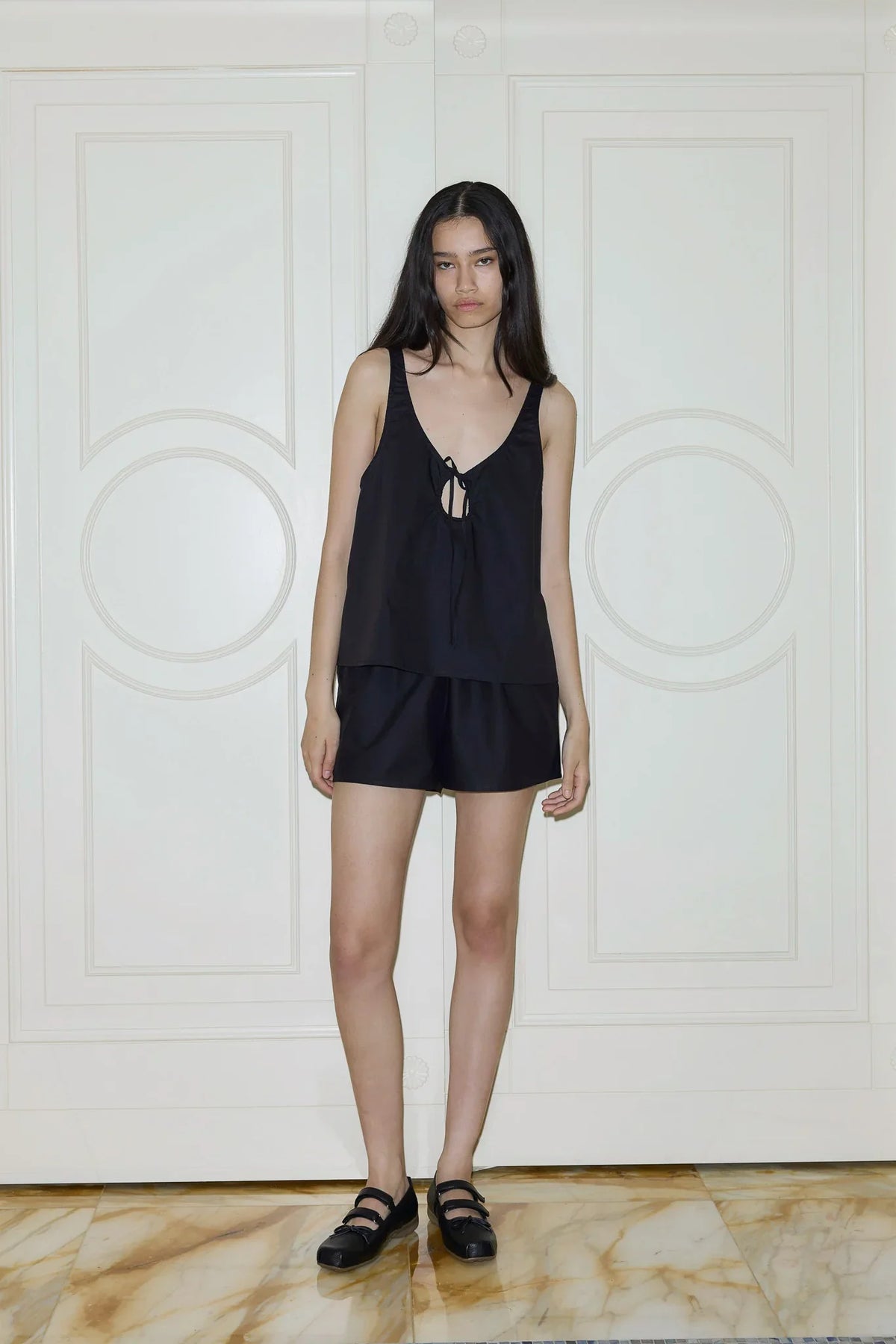 U Shape Cotton Set - Black