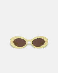 Giva - Bio-Plastic Oval Sunglasses - Moonbeam
