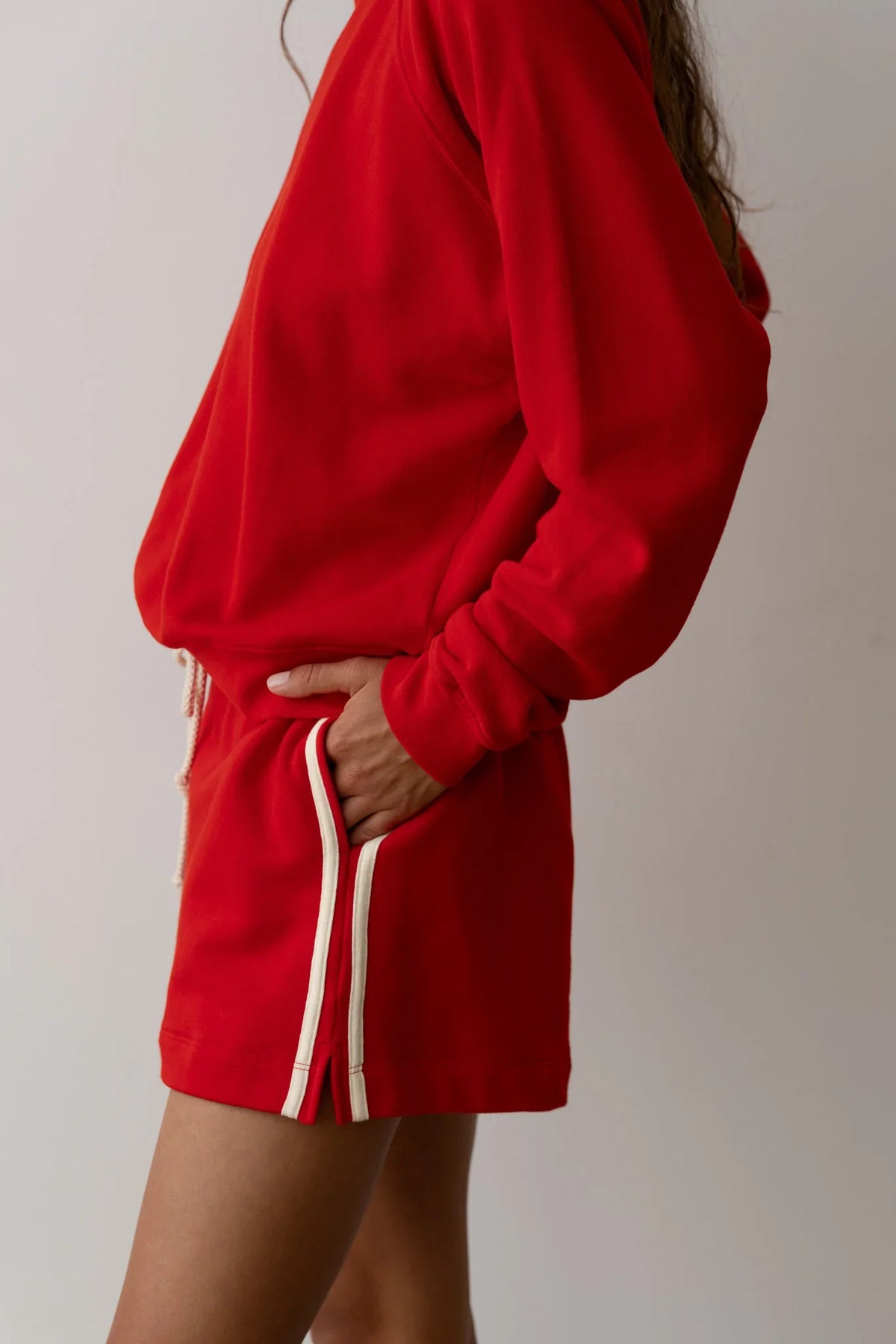 The Stripe Eco-Terry Short