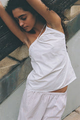 Shoulder Top - White