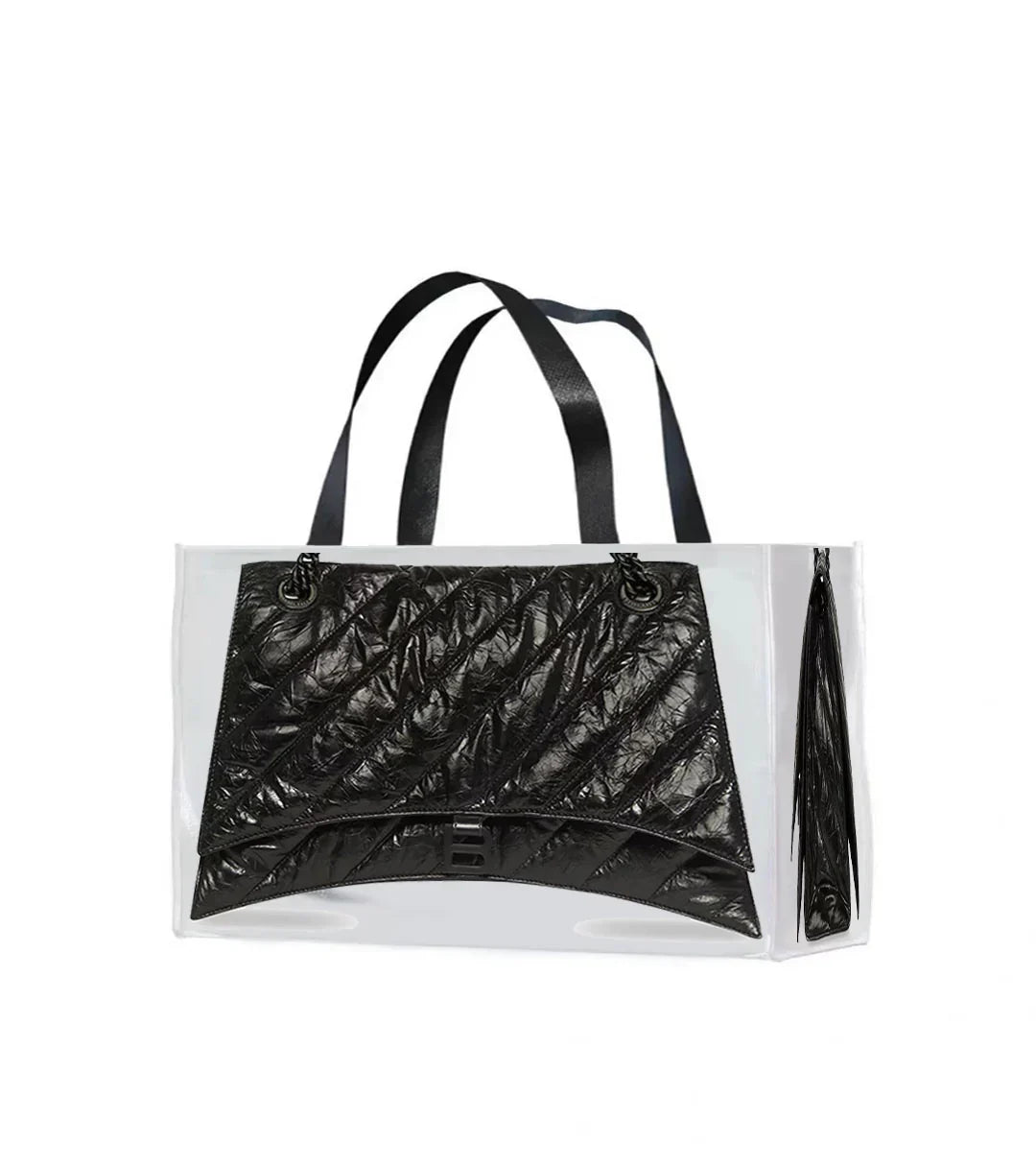 Grocery Bags Creative Parody Hourglass Bag Print Woven Bag Fire All Over Net Fitness Leisure Bag