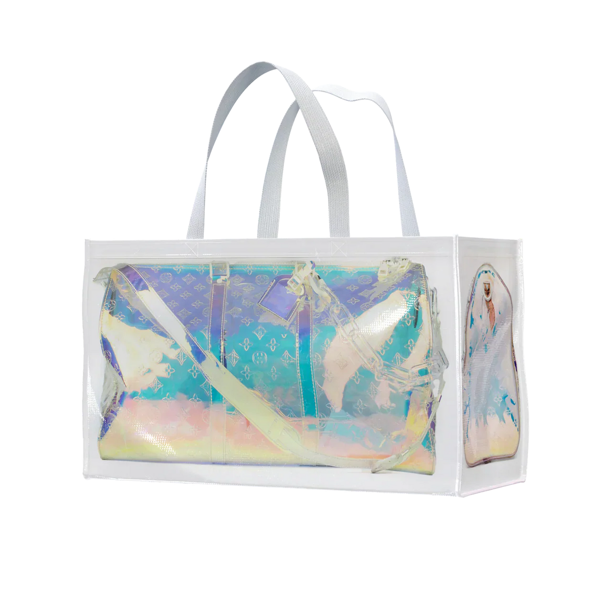 Tita Virgilia Duffle Grocery Bag Iridescent Large