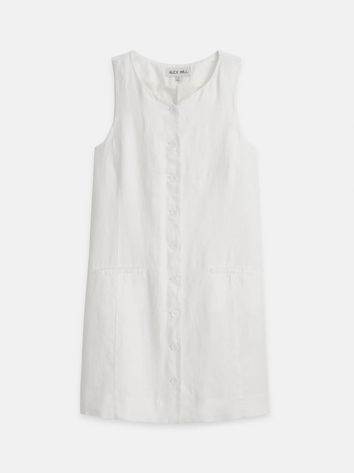 Anna Vest Dress In Linen