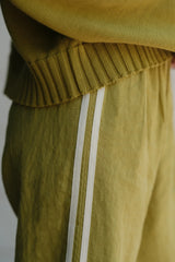 The Linen Crop Stripe Pant