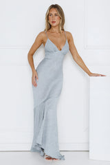 Candlelight Events Maxi Dress Steel