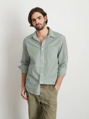 Mill Shirt In Striped Cotton Poplin