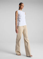 Zoey Cotton Ruched Tank