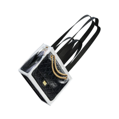 GroceryBags Creative Faux Platinum Bag Printed Woven Bag Cobalt Black Small Gym Leisure Bag