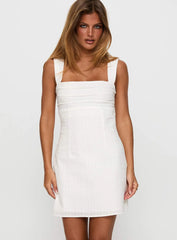 Anyone But You Mini Dress White