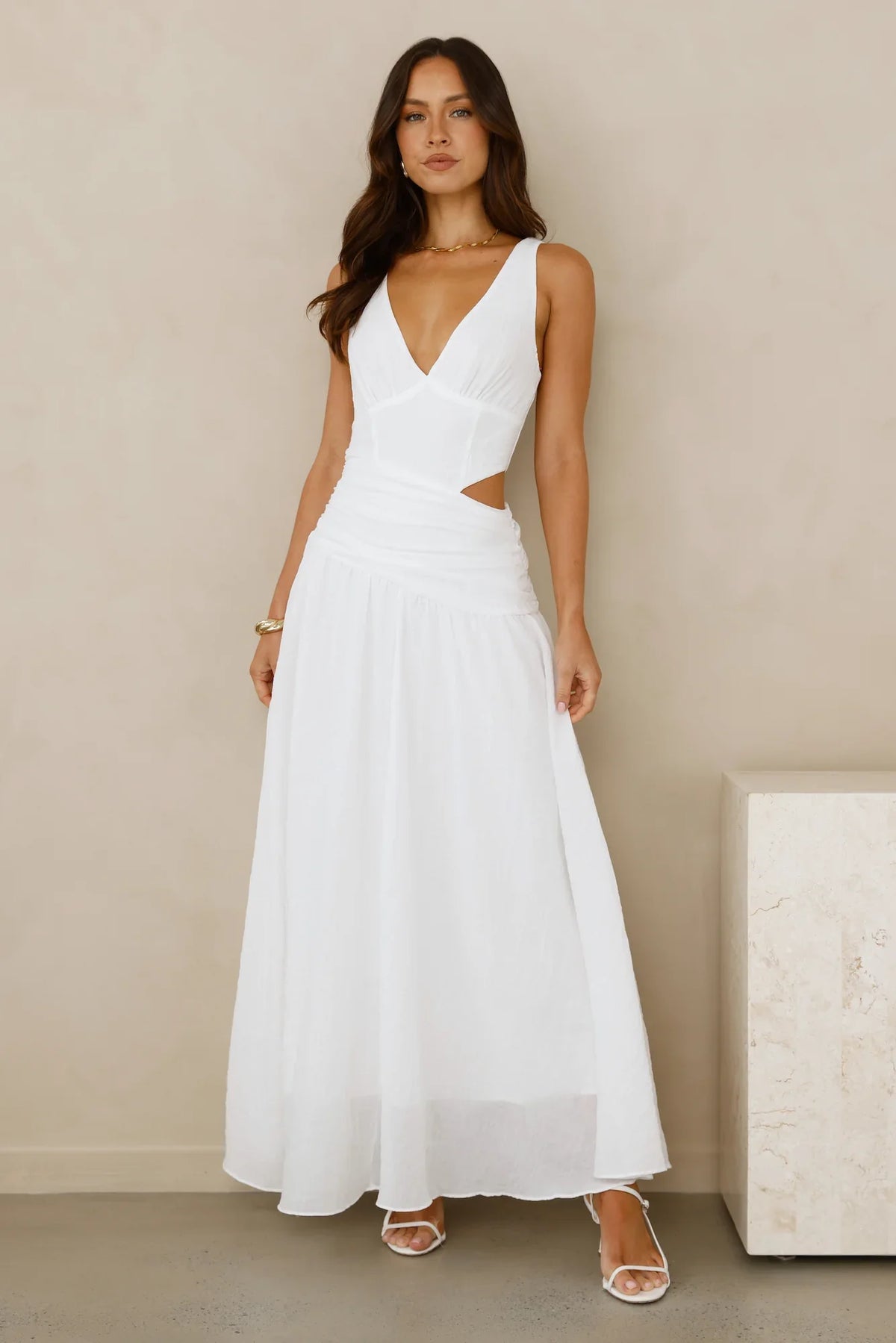 Ballet Babe Maxi Dress White