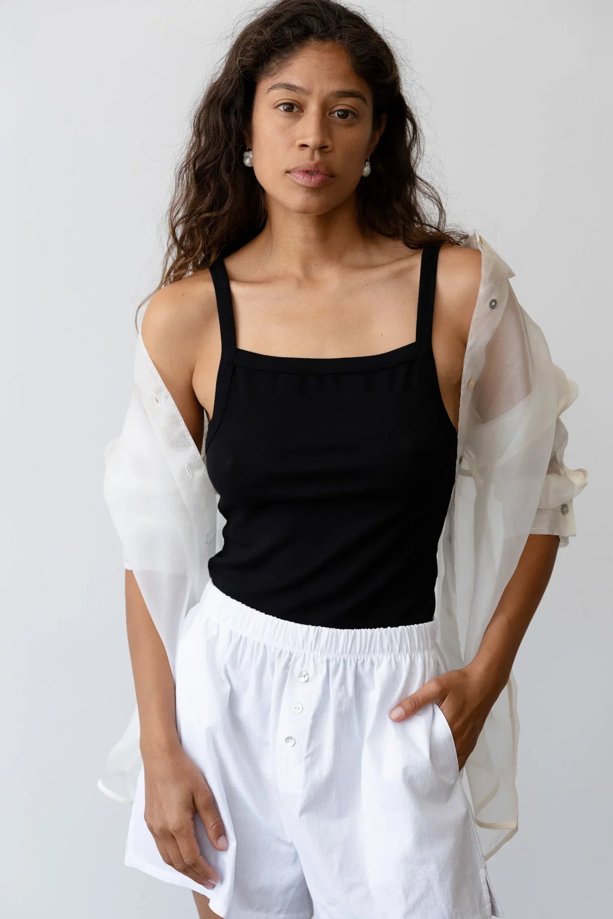 The Baby Rib Square Neck Tank