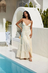 Picnic Season Maxi Dress Yellow