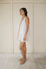 U Shape Cotton Set - Lake Stripe