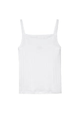 The Pointelle Square Neck Tank