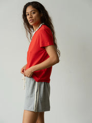 The Stripe Eco-Terry Short