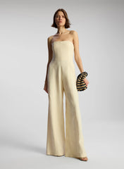 Simone Striped Raffia Bag