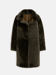 Owen Barry x Alex Mill Shearling Dorset Coat