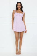 Rooftop Dance Mini Dress Lilac