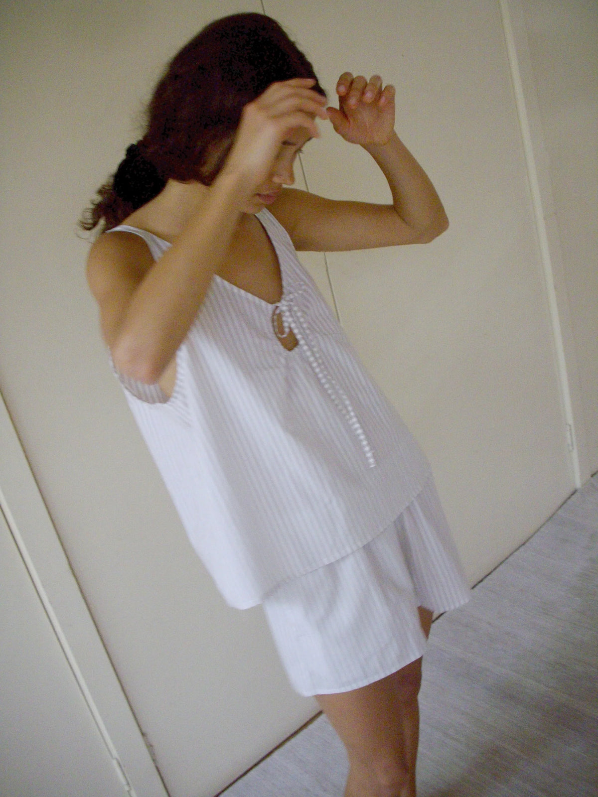 U Shape Cotton Set - Lake Stripe