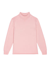 The Cotton Cashmere Roll Neck Sweater