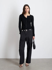 Kristin Ribbed Cardigan